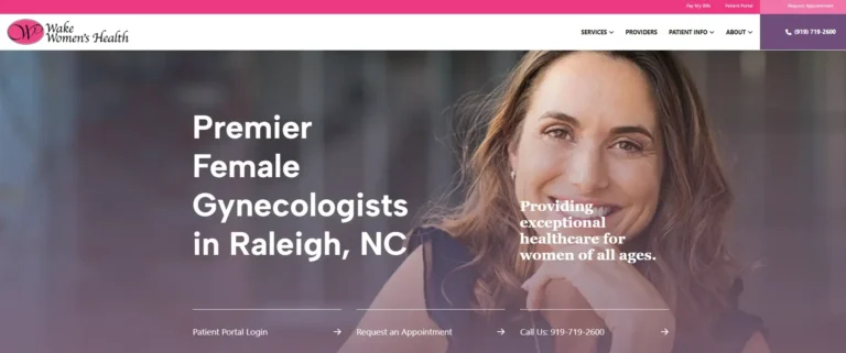 Wake Women's Health Raleigh New Website